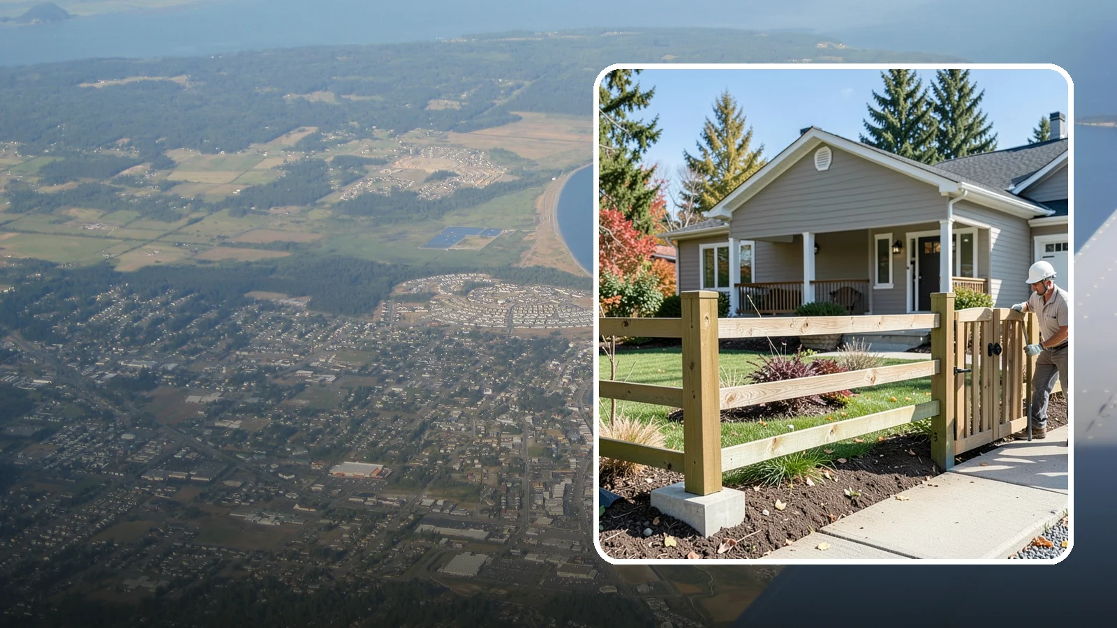 Wood Fence Installation in Oak Harbor, Island County, WA - A classic wood fence built with weather-tolerant lumber and solid footings for lasting Northwest performance.