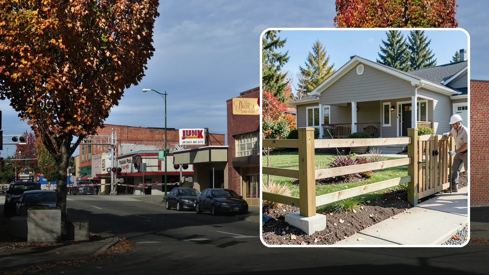 Wood Fence Installation in Puyallup, Pierce County, WA - A classic wood fence built with weather-tolerant lumber and solid footings for lasting Northwest performance.