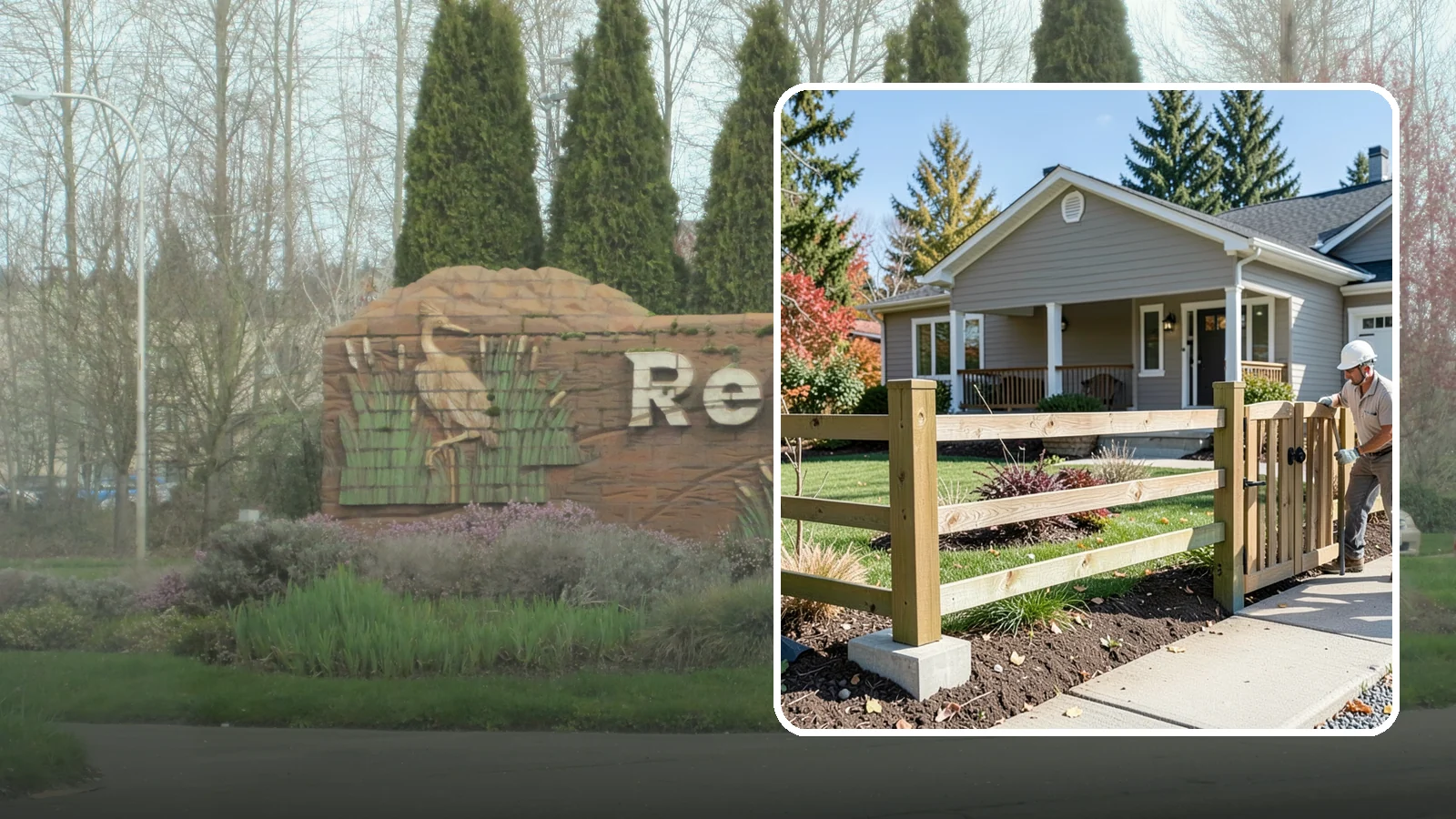 Wood Fence Installation in Renton, King County, WA - A classic wood fence built with weather-tolerant lumber and solid footings for lasting Northwest performance.