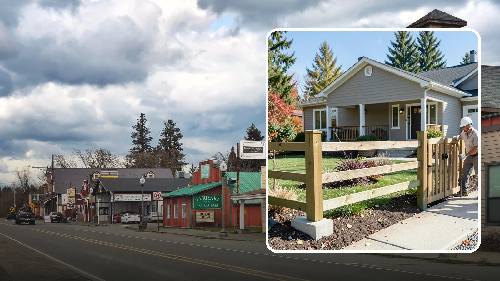Wood Fence Installation in Roy, Pierce County, WA - A classic wood fence built with weather-tolerant lumber and solid footings for lasting Northwest performance.