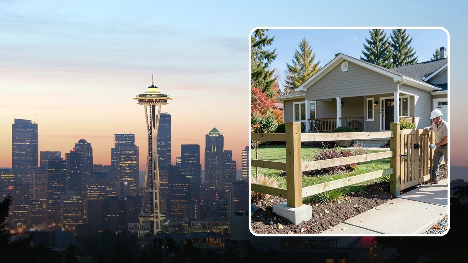 Wood Fence Installation in Seattle, King County, WA - A classic wood fence built with weather-tolerant lumber and solid footings for lasting Northwest performance.