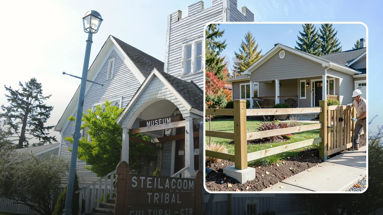 Wood Fence Installation in Steilacoom, Pierce County, WA - A classic wood fence built with weather-tolerant lumber and solid footings for lasting Northwest performance.
