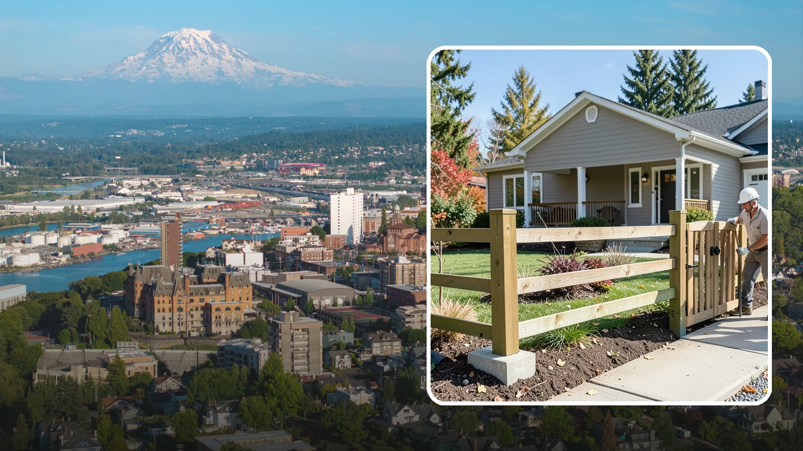 Wood Fence Installation in Tacoma, Pierce County, WA - A classic wood fence built with weather-tolerant lumber and solid footings for lasting Northwest performance.