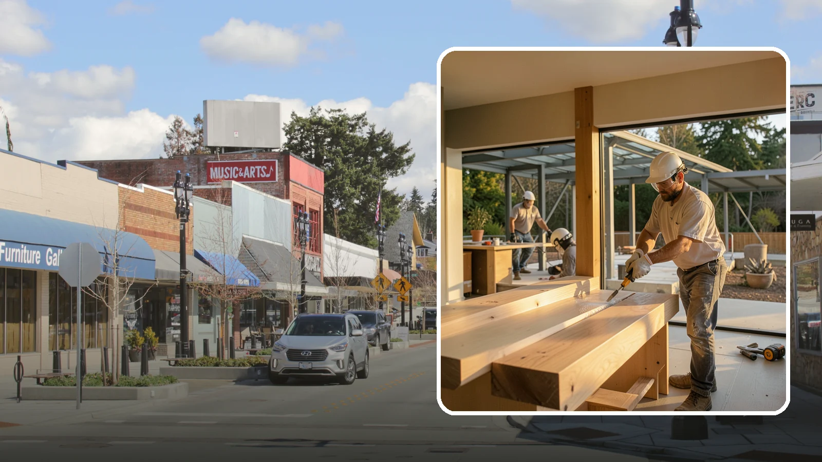 Wood Finishing in Bothell, King County, WA - Wood finishing applies clear protective coatings that preserve and beautify natural wood surfaces.