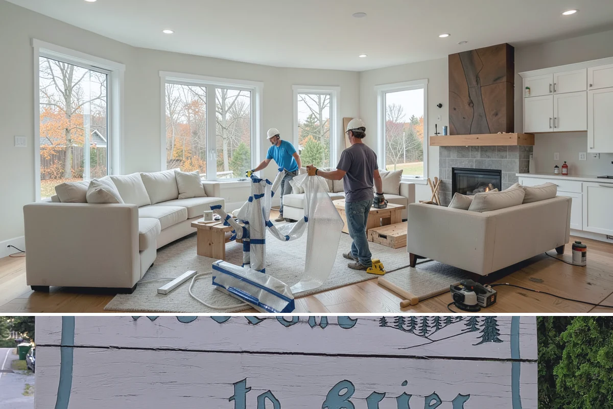 Wood Finishing in Brier, Snohomish County, WA - Interior wood finishing works in every season and is a productive project during the wet Pacific Northwest winter.