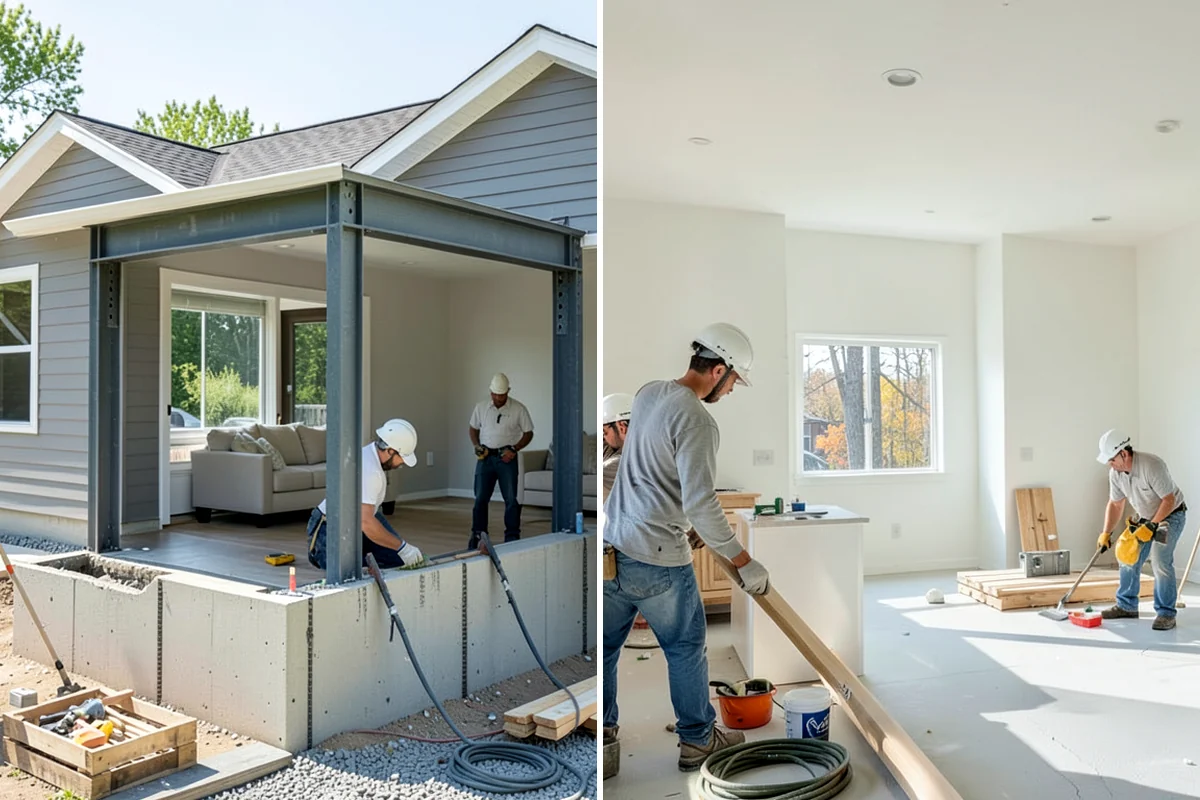 Wood Finishing in Concrete, Skagit County, WA - Sand and clean the wood to a smooth, dust-free surface