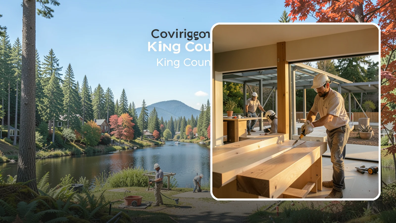 Wood Finishing in Covington, King County, WA - Wood finishing applies clear protective coatings that preserve and beautify natural wood surfaces.