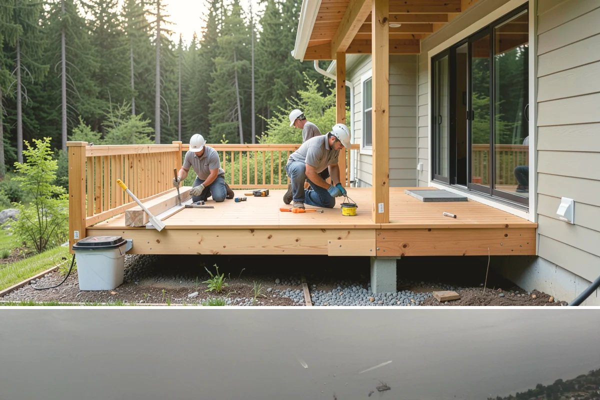 Wood Finishing in Des Moines, King County, WA - Interior wood finishing works in every season and is a productive project during the wet Pacific Northwest winter.