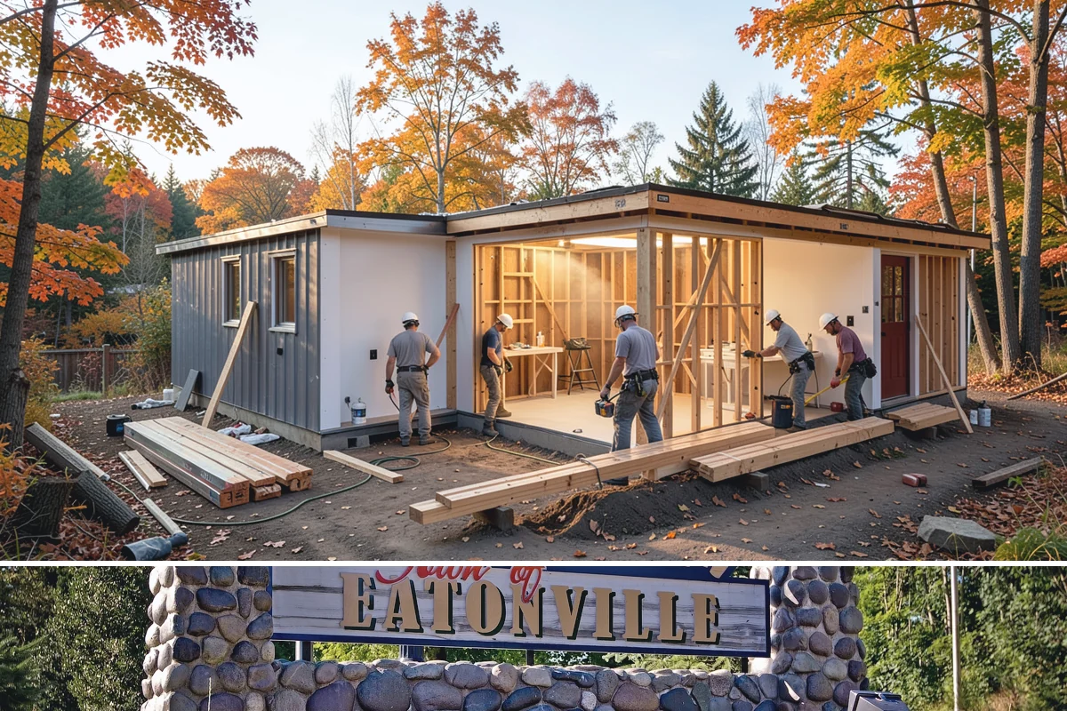 Wood Finishing in Eatonville, Pierce County, WA - Interior wood finishing works in every season and is a productive project during the wet Pacific Northwest winter.