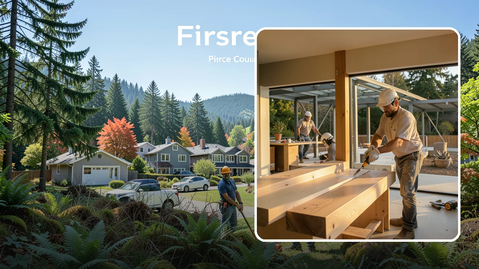 Wood Finishing in Fircrest, Pierce County, WA - Wood finishing applies clear protective coatings that preserve and beautify natural wood surfaces.