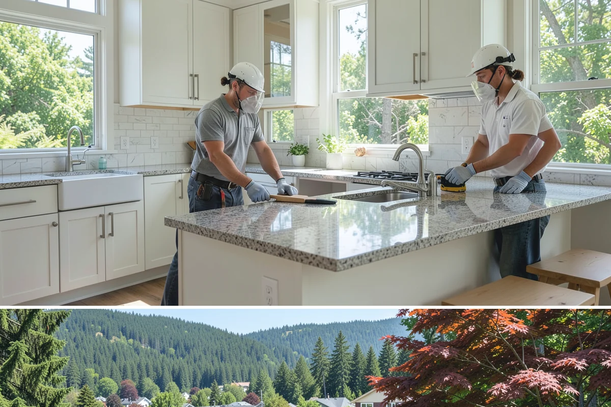 Wood Finishing in Index, Snohomish County, WA - Interior wood finishing works in every season and is a productive project during the wet Pacific Northwest winter.