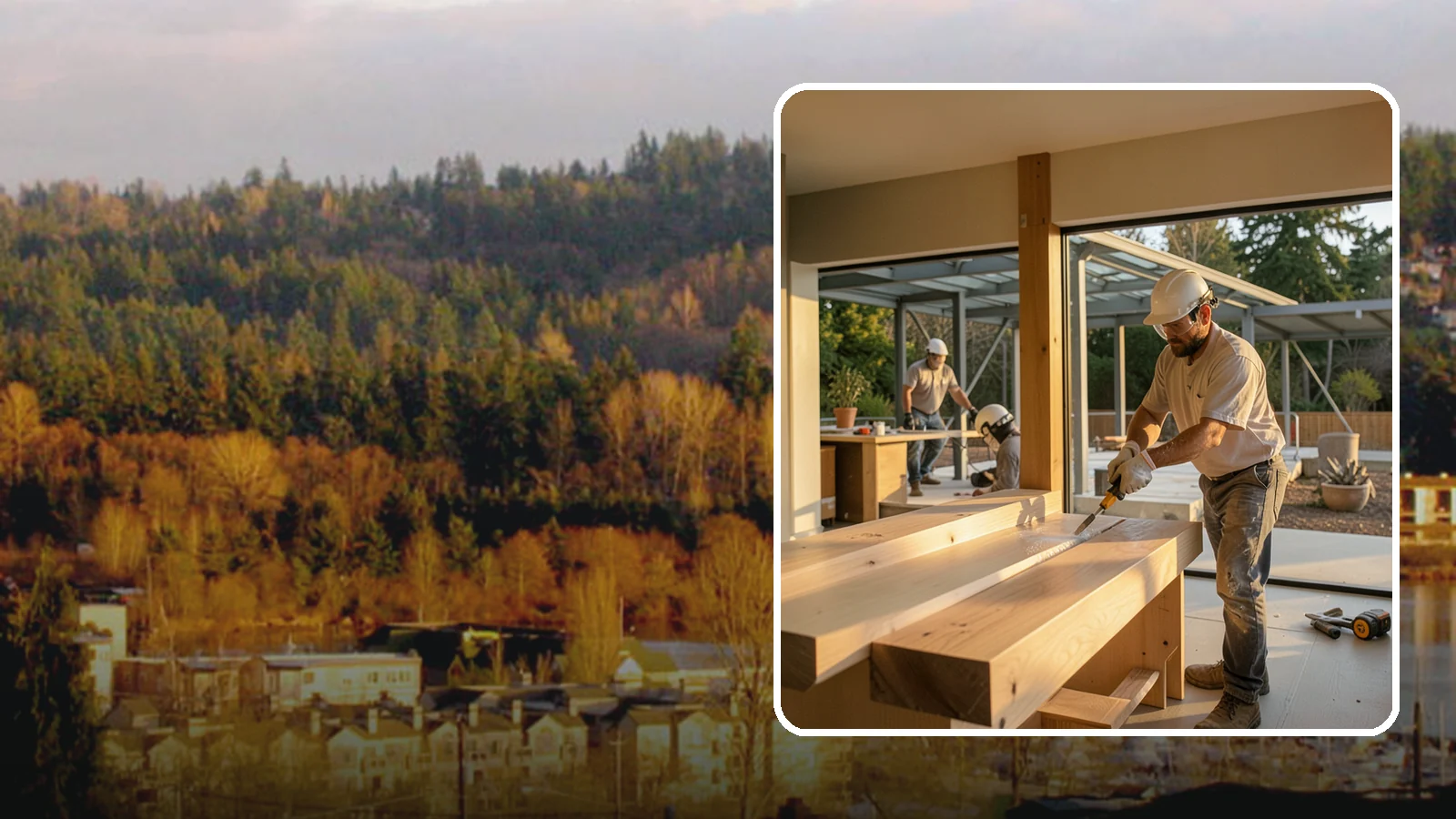 Wood Finishing in Kenmore, King County, WA - Wood finishing applies clear protective coatings that preserve and beautify natural wood surfaces.
