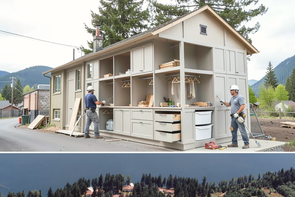 Wood Finishing in Lakewood, Pierce County, WA - Interior wood finishing works in every season and is a productive project during the wet Pacific Northwest winter.