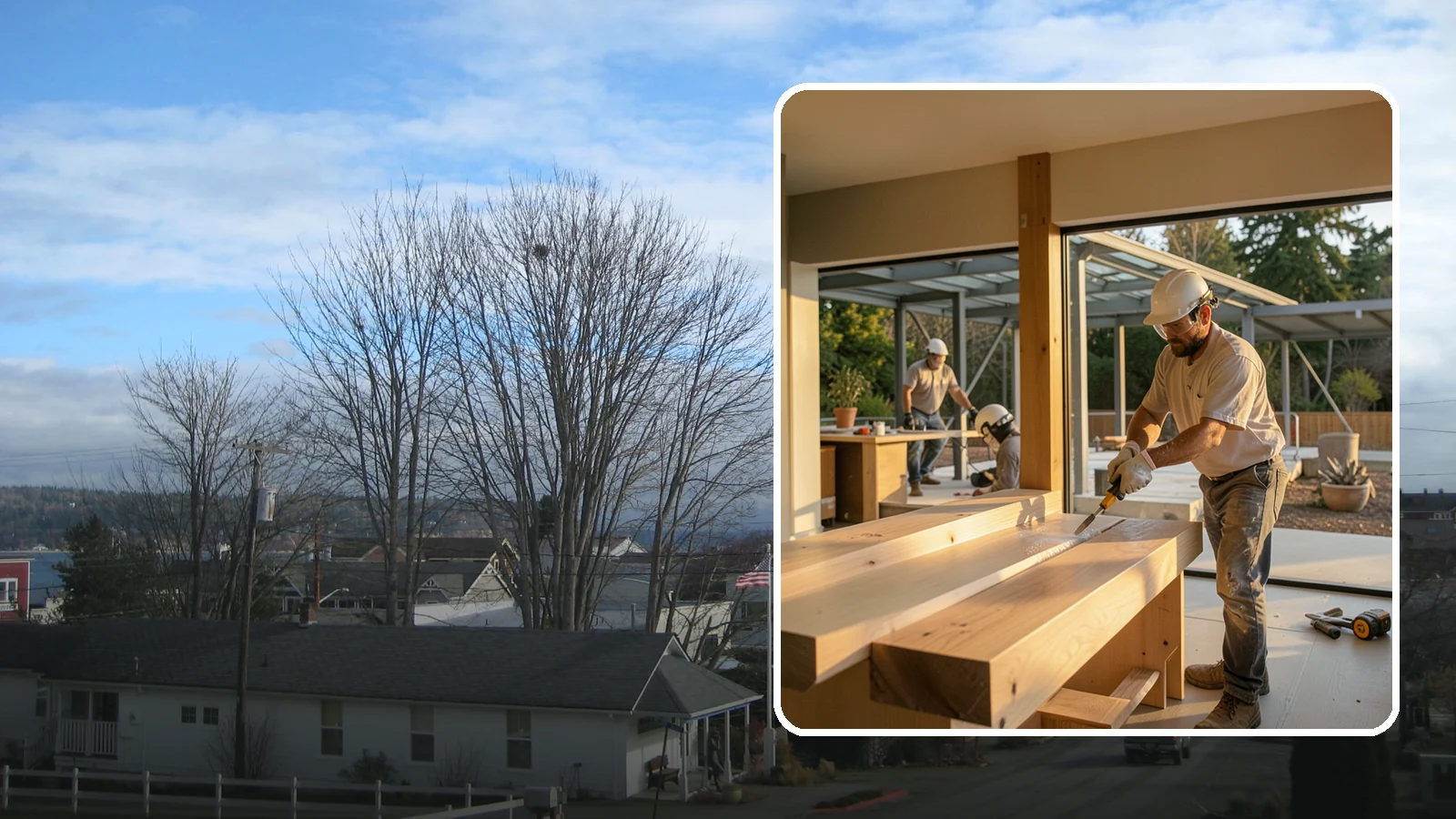 Wood Finishing in Langley, Island County, WA - Wood finishing applies clear protective coatings that preserve and beautify natural wood surfaces.