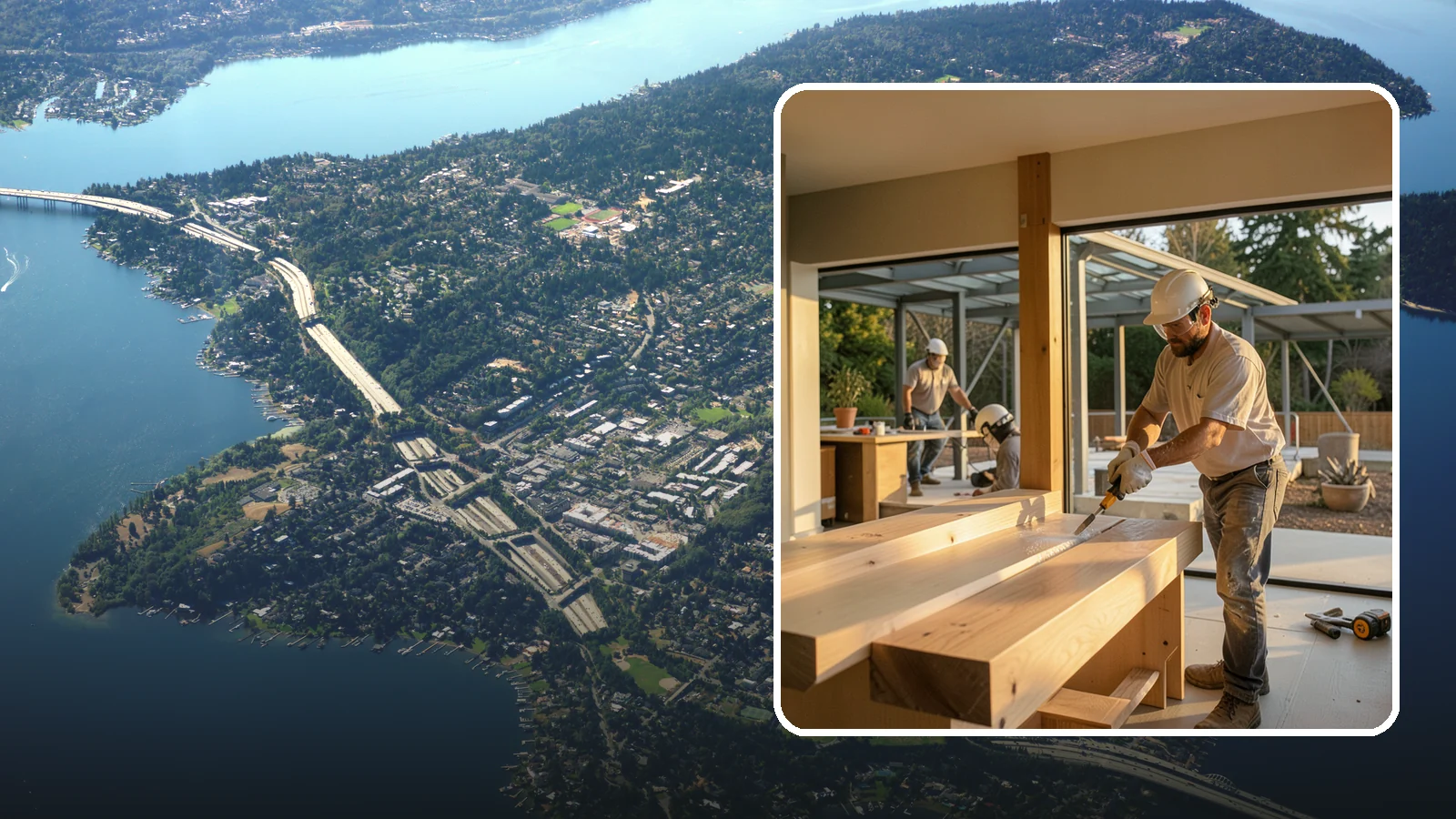 Wood Finishing in Mercer Island, King County, WA - Wood finishing applies clear protective coatings that preserve and beautify natural wood surfaces.