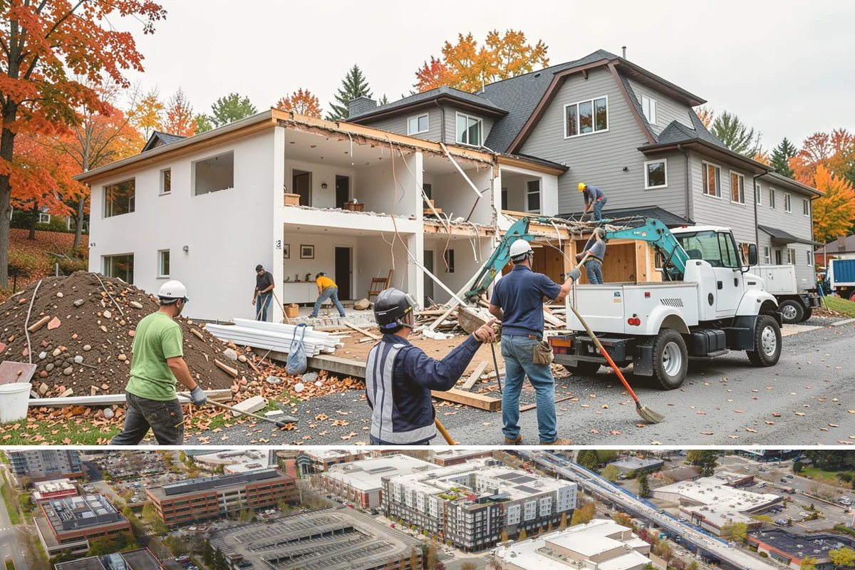 Wood Finishing in Redmond, King County, WA - Interior wood finishing works in every season and is a productive project during the wet Pacific Northwest winter.