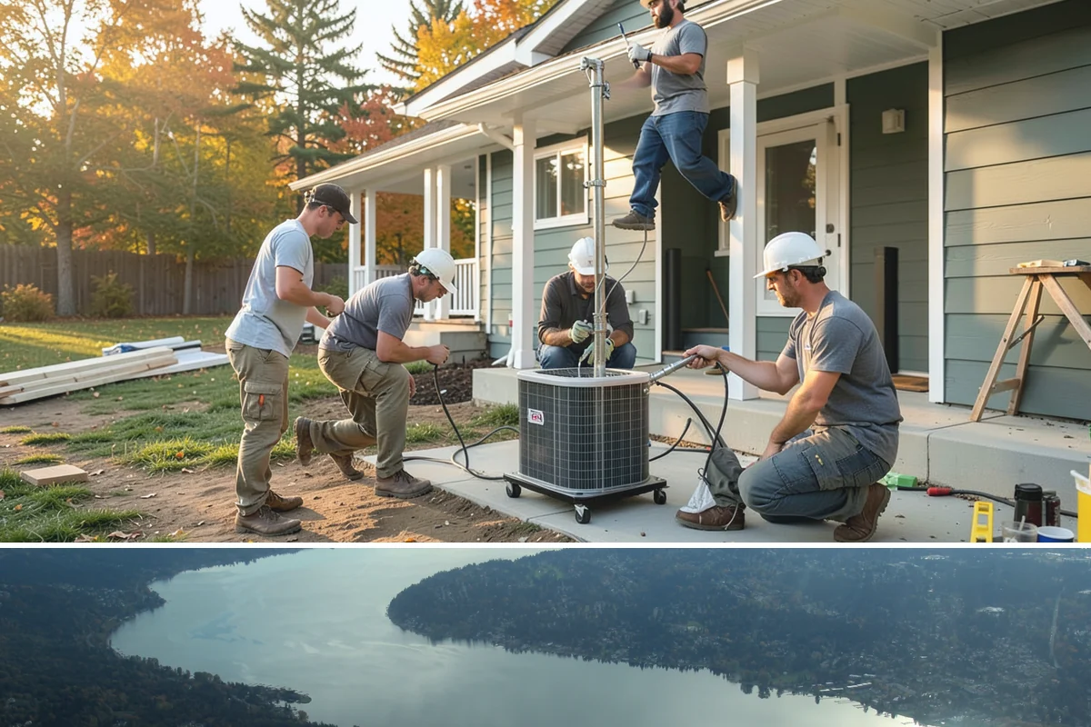Wood Finishing in Sammamish, King County, WA - Interior wood finishing works in every season and is a productive project during the wet Pacific Northwest winter.