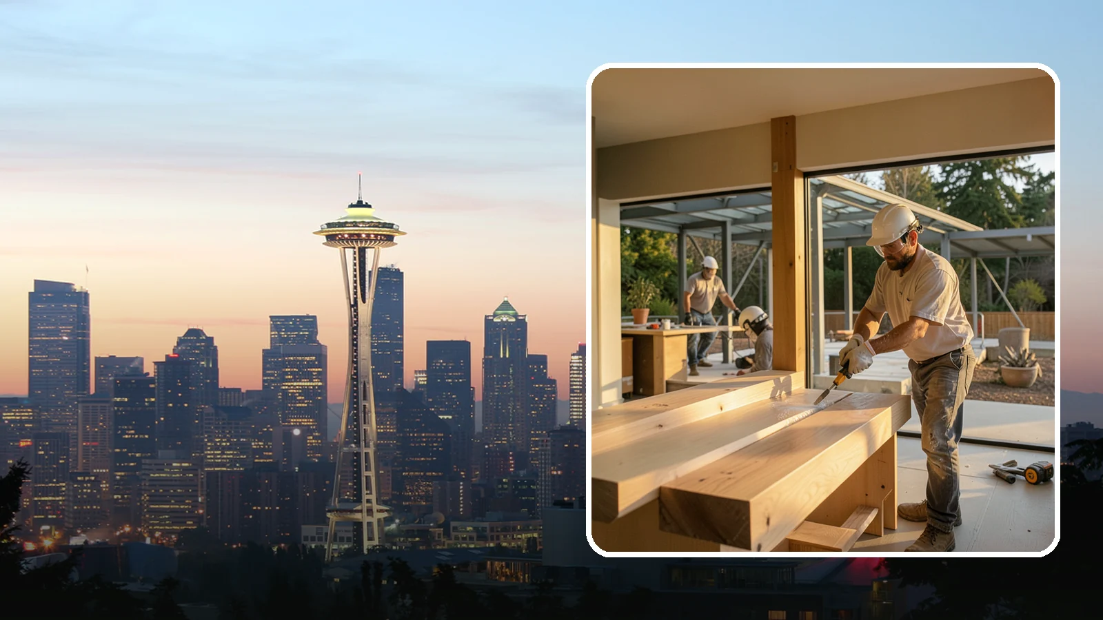 Wood Finishing in Seattle, King County, WA - Wood finishing applies clear protective coatings that preserve and beautify natural wood surfaces.