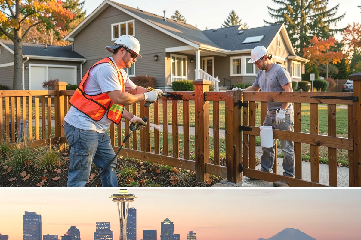 Wood Finishing in Seattle, King County, WA - Interior wood finishing works in every season and is a productive project during the wet Pacific Northwest winter.