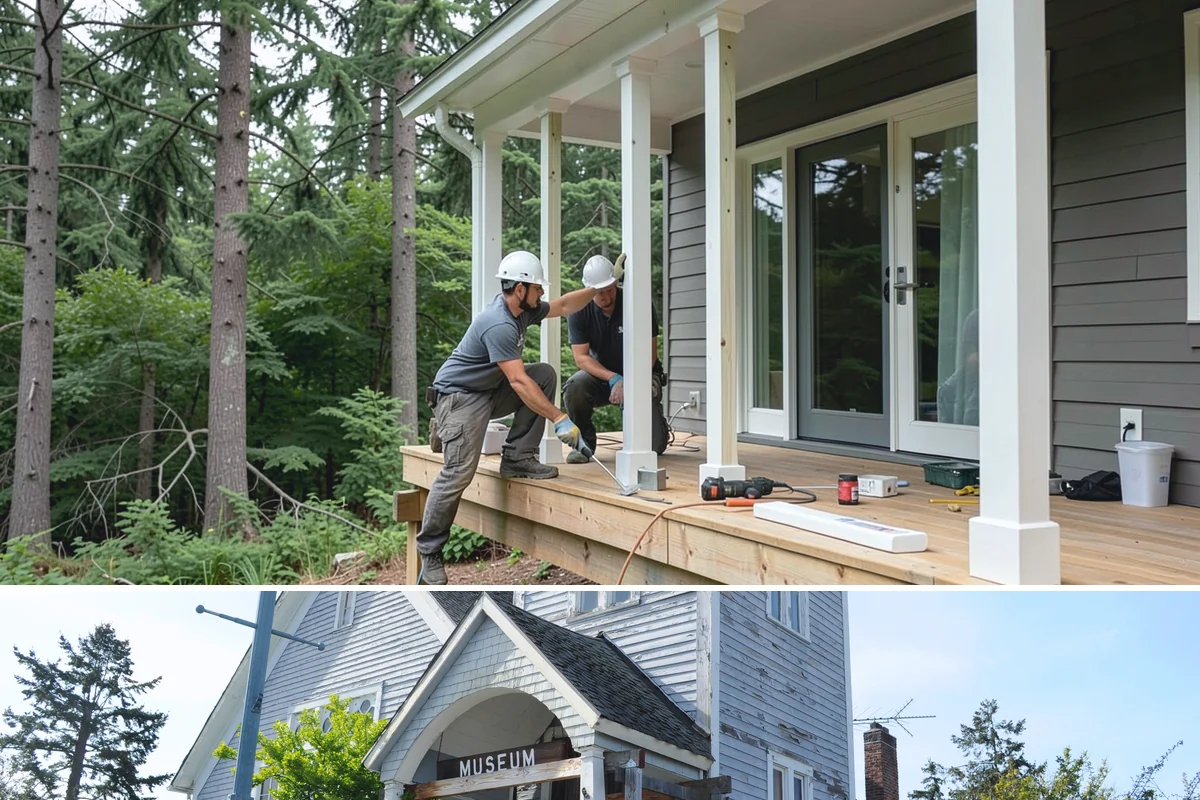 Wood Finishing in Steilacoom, Pierce County, WA - Interior wood finishing works in every season and is a productive project during the wet Pacific Northwest winter.