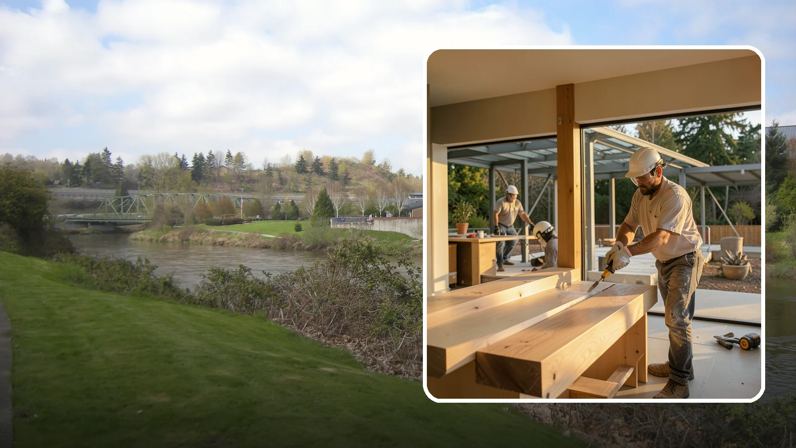 Wood Finishing in Tukwila, King County, WA - Wood finishing applies clear protective coatings that preserve and beautify natural wood surfaces.