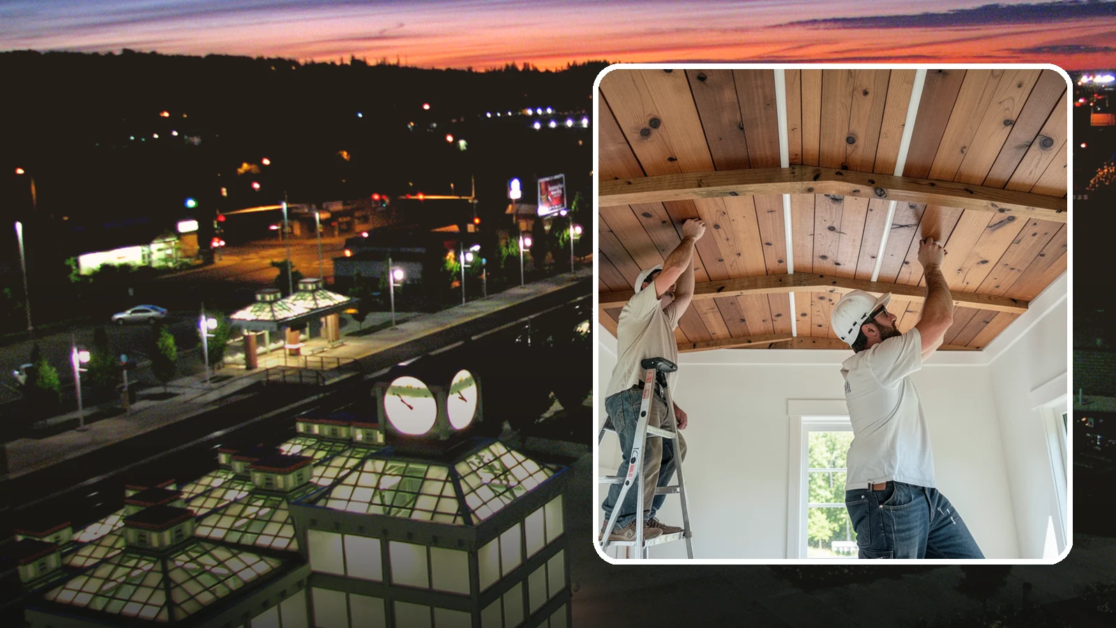 Wood Plank Ceiling in Auburn, King County, WA - Custom wood plank ceiling installation that adds rustic or refined character overhead with durable, real-wood boards.