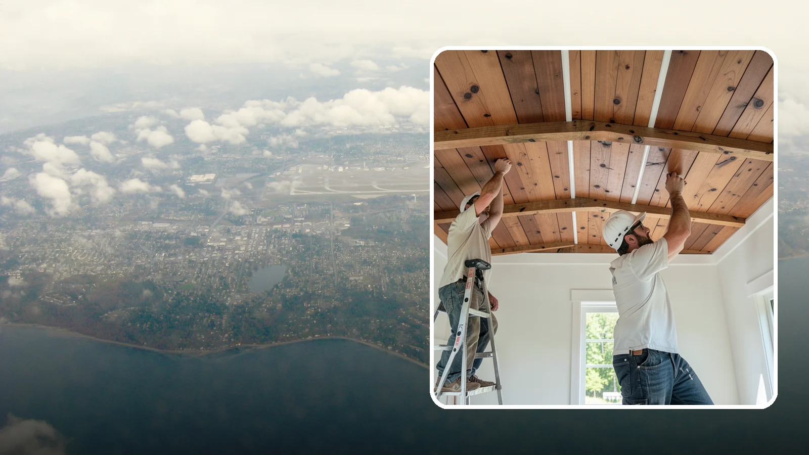 Wood Plank Ceiling in Burien, King County, WA - Custom wood plank ceiling installation that adds rustic or refined character overhead with durable, real-wood boards.