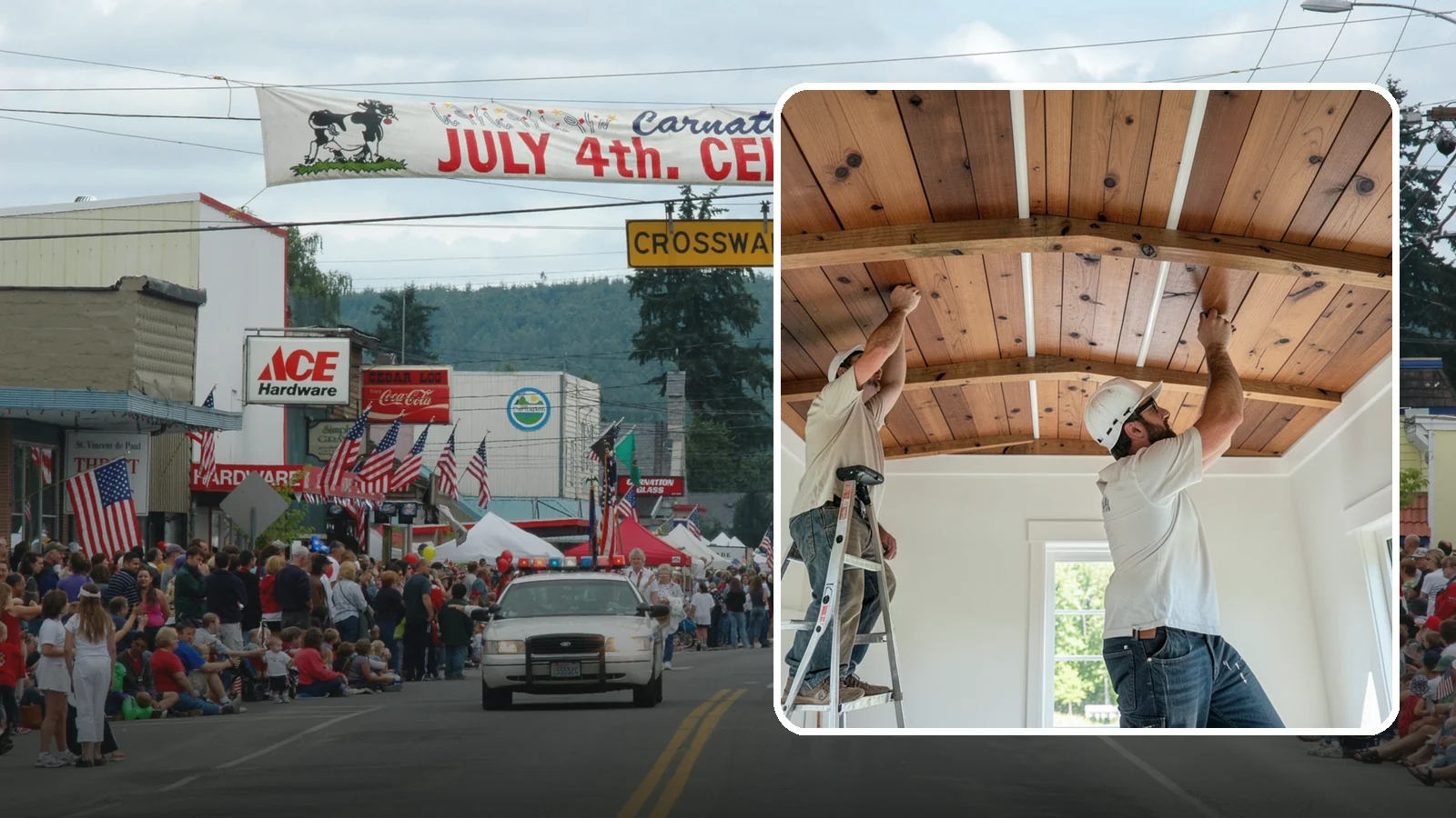 Wood Plank Ceiling in Carnation, King County, WA - Custom wood plank ceiling installation that adds rustic or refined character overhead with durable, real-wood boards.