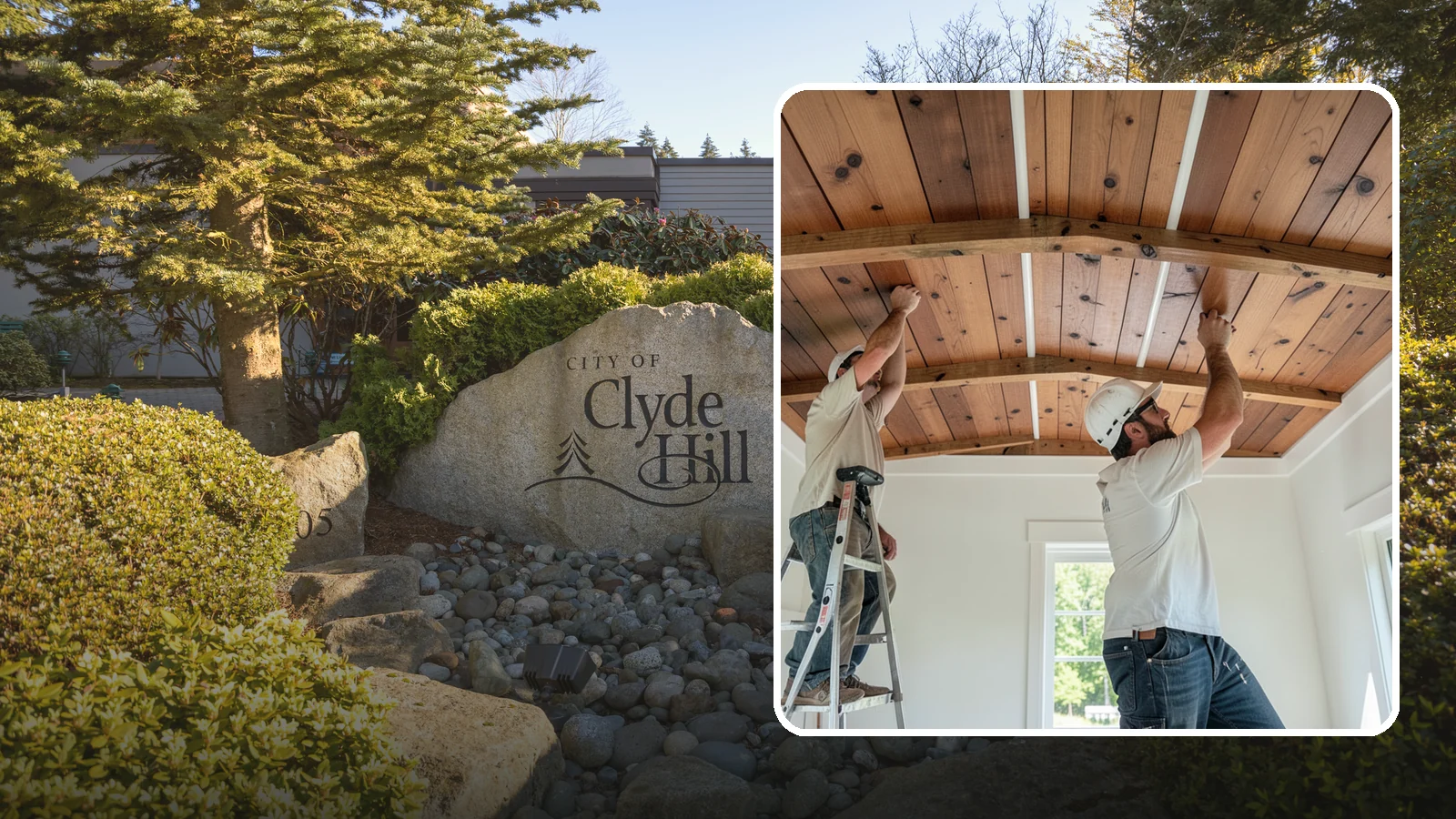 Wood Plank Ceiling in Clyde Hill, King County, WA - Custom wood plank ceiling installation that adds rustic or refined character overhead with durable, real-wood boards.