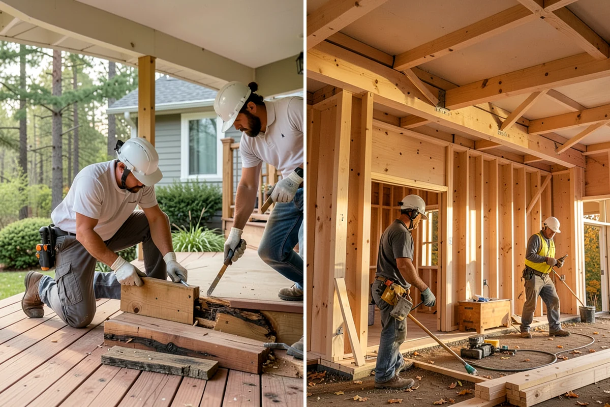 Wood Plank Ceiling in Enumclaw, King County, WA - Discuss plank style, direction, and finish