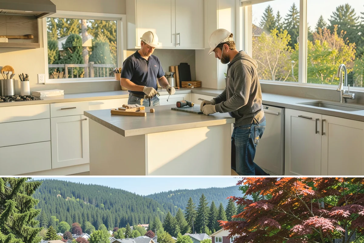 Wood Plank Ceiling in Index, Snohomish County, WA - Wood plank ceilings install year-round indoors, a great way to add warmth during the gray Puget Sound winter.