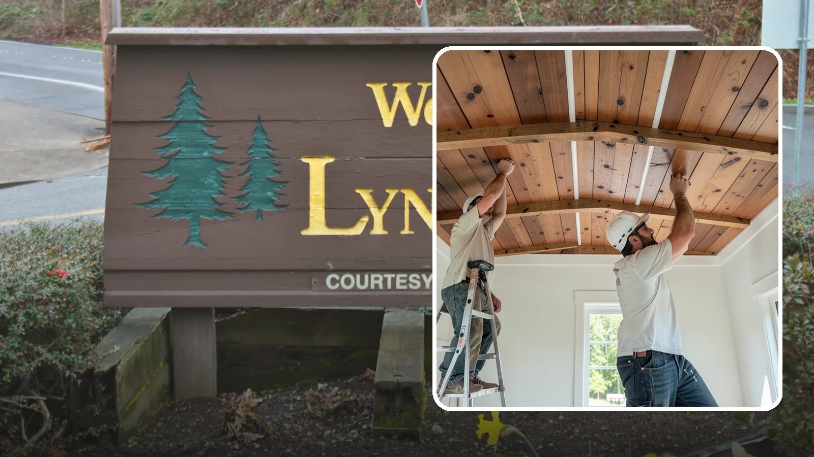Wood Plank Ceiling in Lynnwood, Snohomish County, WA - Custom wood plank ceiling installation that adds rustic or refined character overhead with durable, real-wood boards.