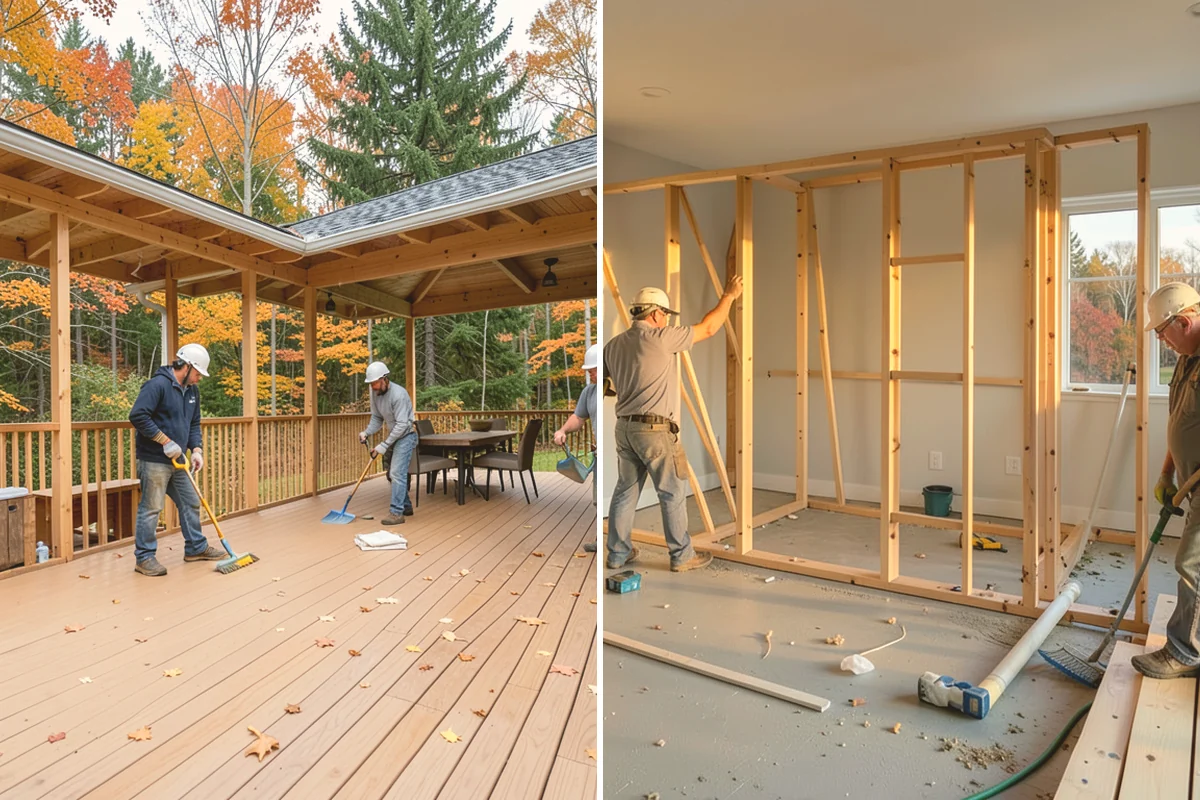 Wood Plank Ceiling in Sammamish, King County, WA - Discuss plank style, direction, and finish