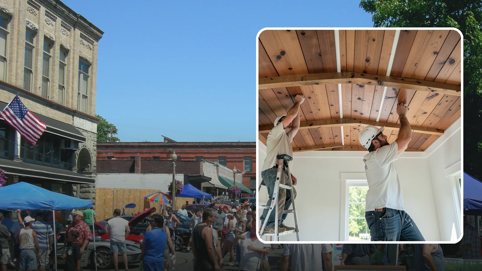 Wood Plank Ceiling in Snohomish, Snohomish County, WA - Custom wood plank ceiling installation that adds rustic or refined character overhead with durable, real-wood boards.
