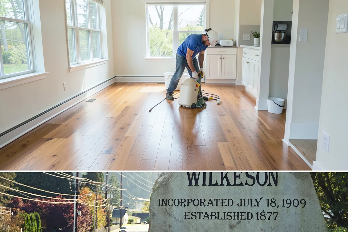 Wood Plank Ceiling in Wilkeson, Pierce County, WA - Wood plank ceilings install year-round indoors, a great way to add warmth during the gray Puget Sound winter.