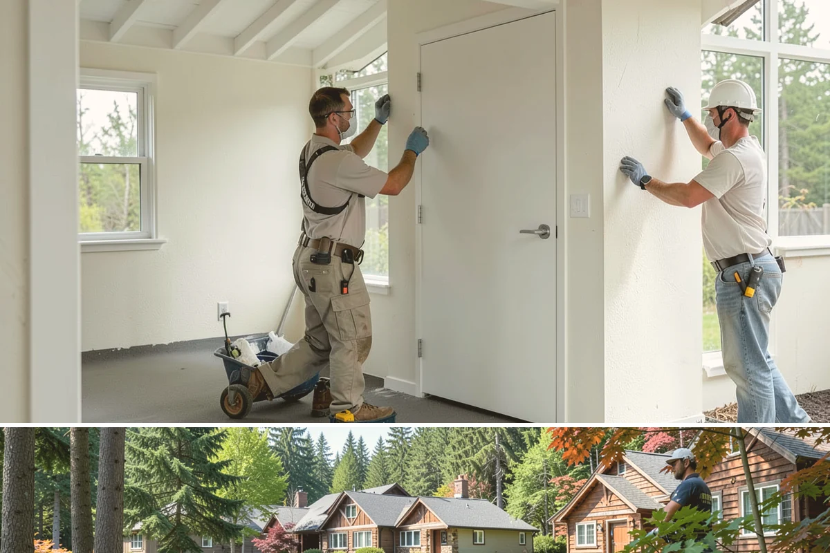 Wood Railing Installation in Edgewood, Pierce County, WA - Wood railing installation is interior work available in every season.
