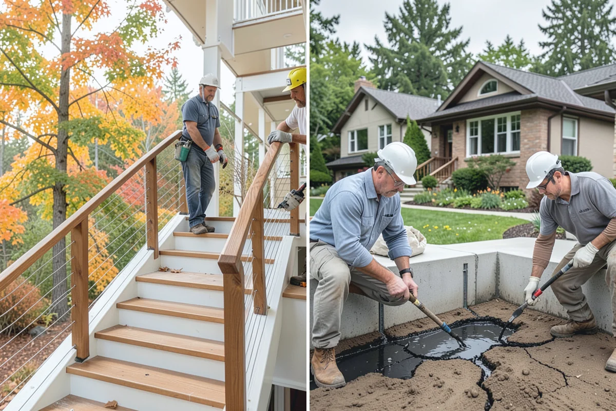 Wood Railing Installation in Gold Bar, Snohomish County, WA - Design the rail profile and baluster style