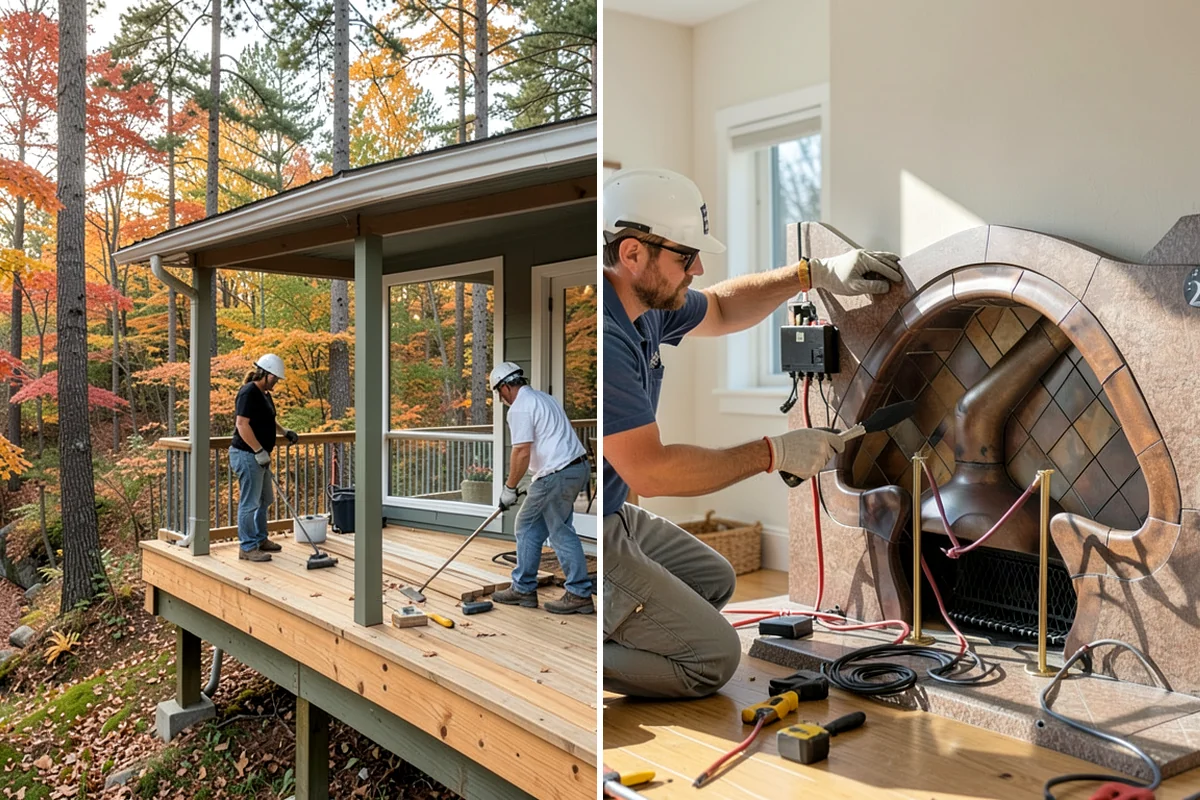 Wood Railing Installation in Lake Forest Park, King County, WA - Design the rail profile and baluster style