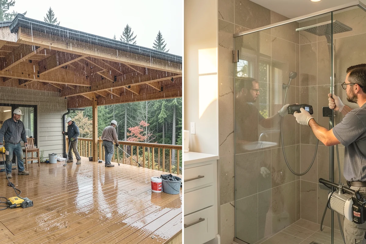 Wood Railing Installation in Mercer Island, King County, WA - Design the rail profile and baluster style