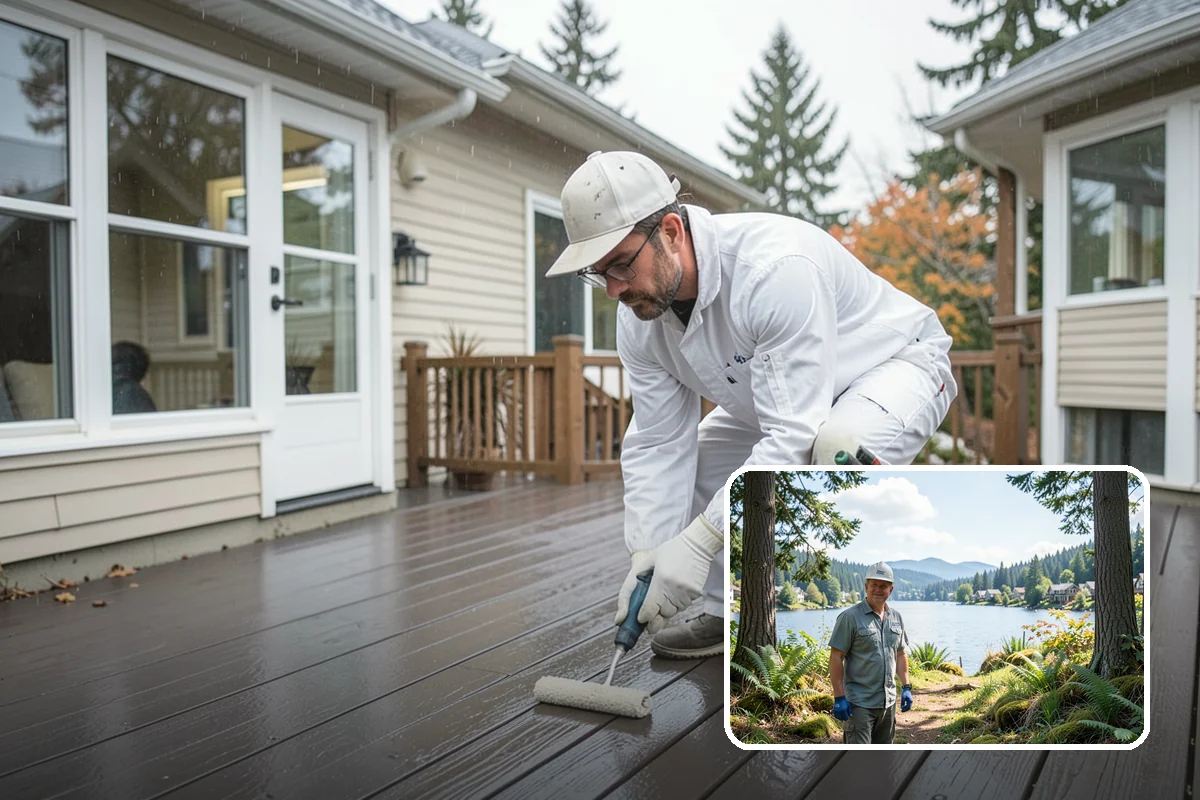 Wood Railing Installation in Milton, King County, WA - Timeless warmth that suits any decor