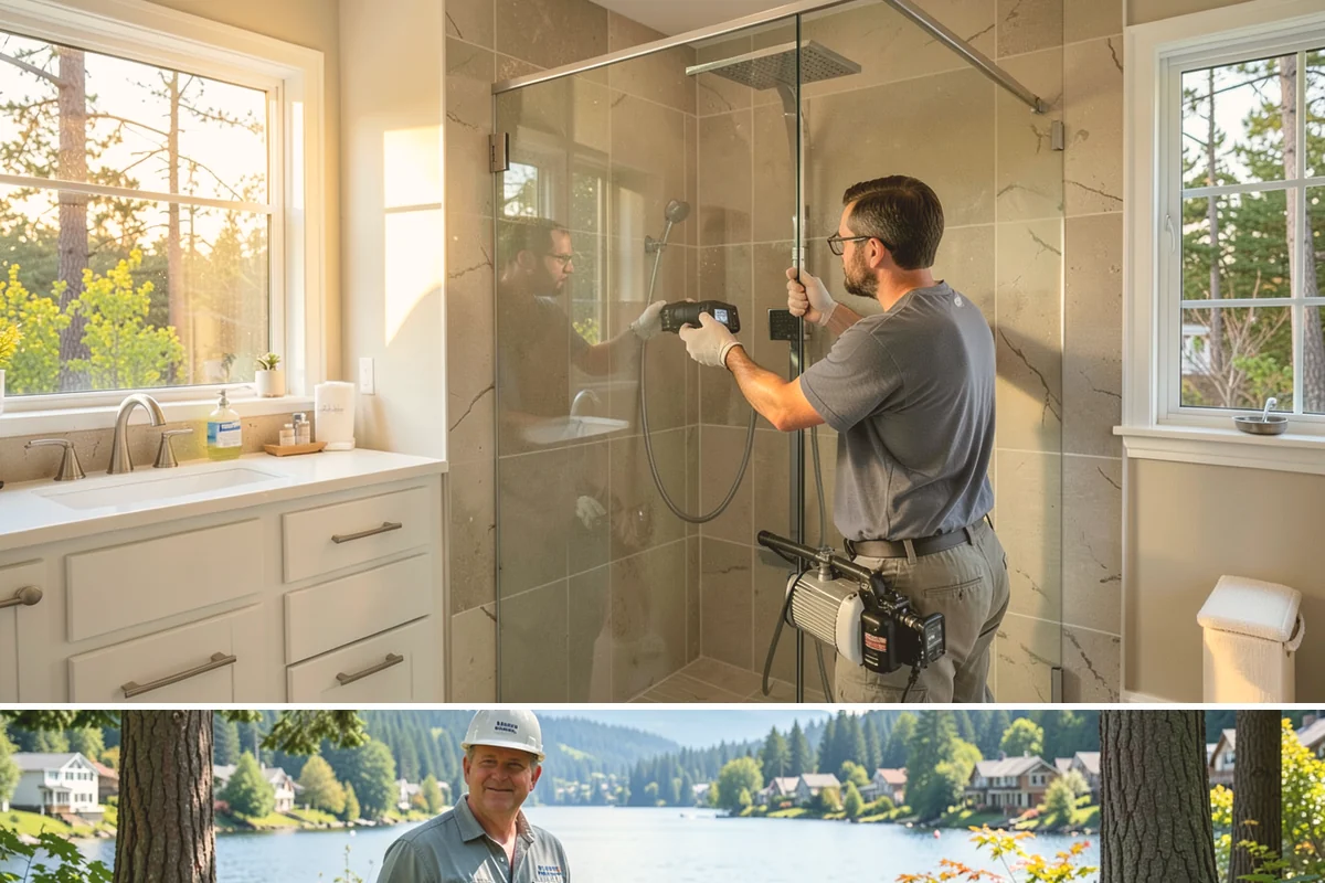 Wood Railing Installation in Milton, King County, WA - Wood railing installation is interior work available in every season.