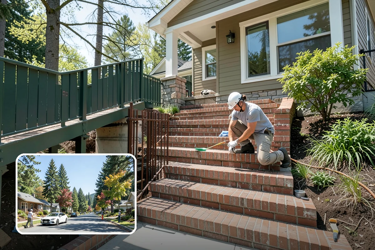 Wood Railing Installation in Orting, Pierce County, WA - Timeless warmth that suits any decor
