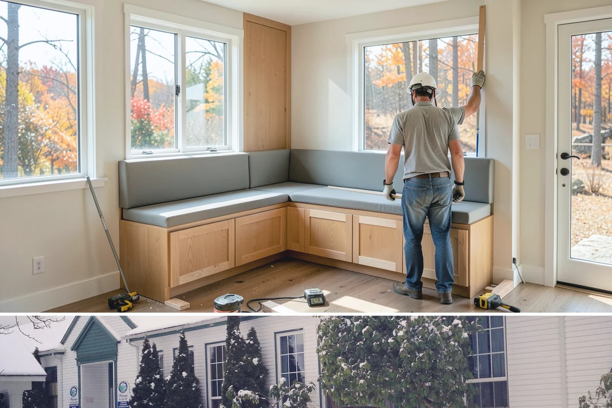 Wood Railing Installation in Pacific, King County, WA - Wood railing installation is interior work available in every season.