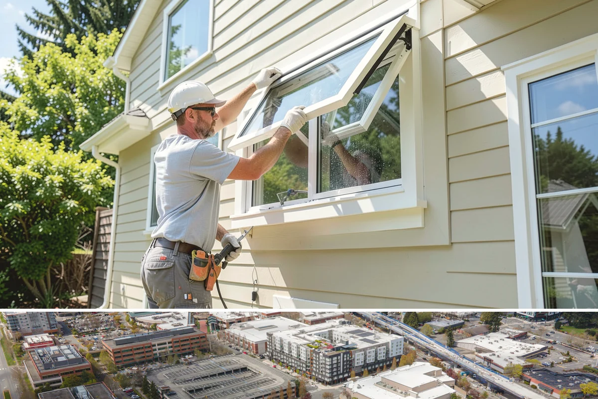 Wood Railing Installation in Redmond, King County, WA - Wood railing installation is interior work available in every season.