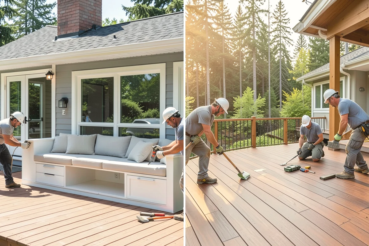 Wood Railing Installation in Ruston, Pierce County, WA - Design the rail profile and baluster style