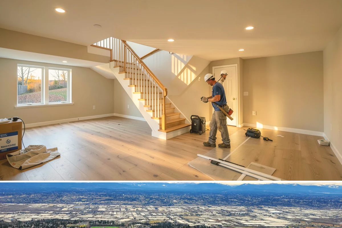 Wood Railing Installation in SeaTac, King County, WA - Wood railing installation is interior work available in every season.