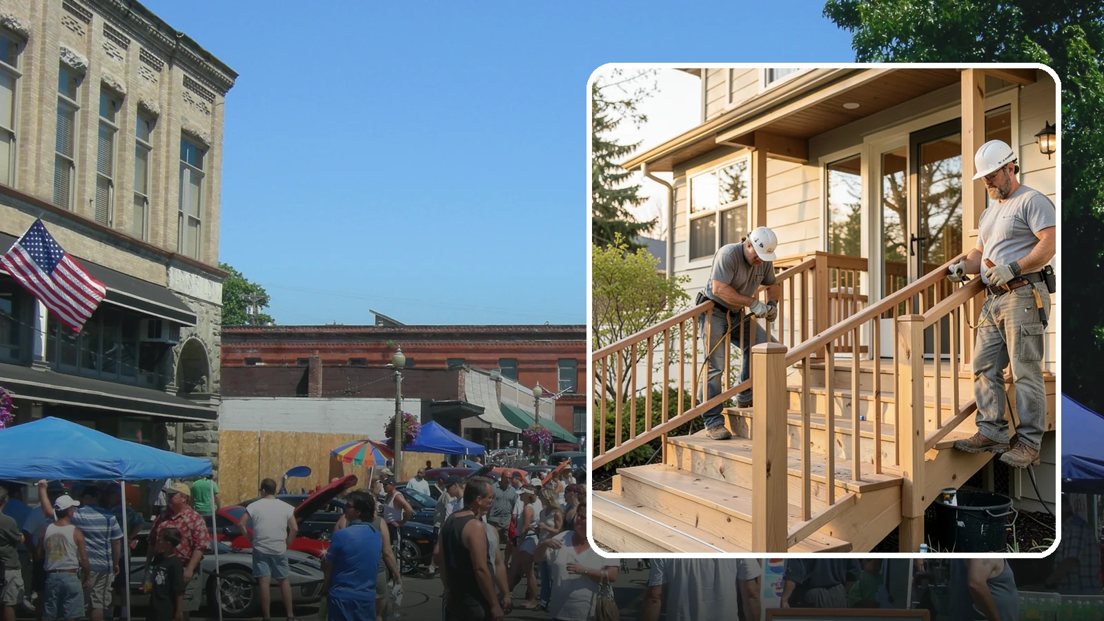 Wood Railing Installation in Snohomish, Snohomish County, WA - Warm, traditional wood railings and balusters built and finished to match your home.