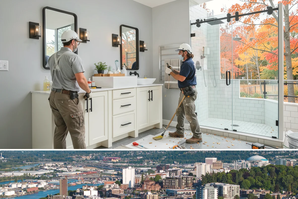 Wood Railing Installation in Tacoma, Pierce County, WA - Wood railing installation is interior work available in every season.