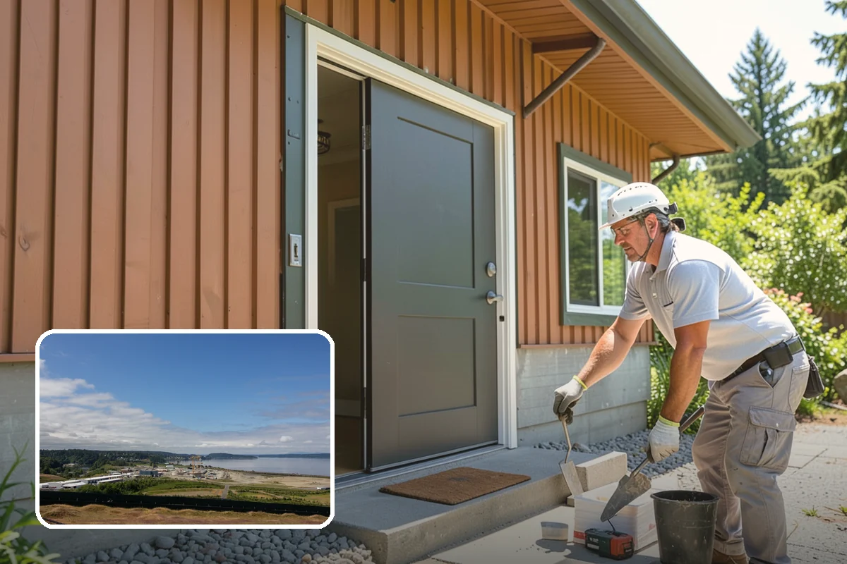 Wood Railing Installation in University Place, Pierce County, WA - Timeless warmth that suits any decor