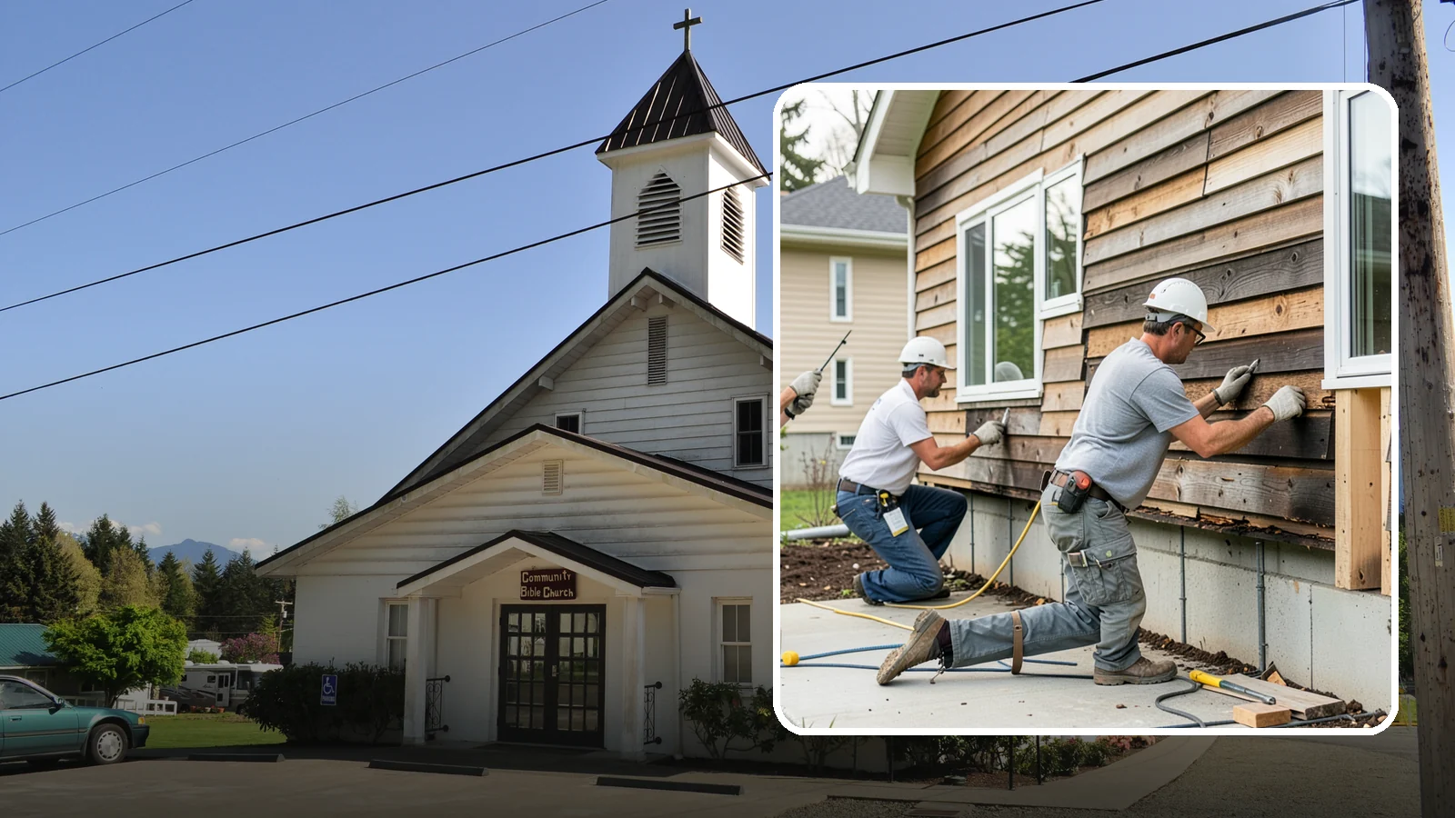 Wood Rot Repair in Concrete, Skagit County, WA - Thorough wood rot repair for the decking, siding, and trim our damp climate wears down.